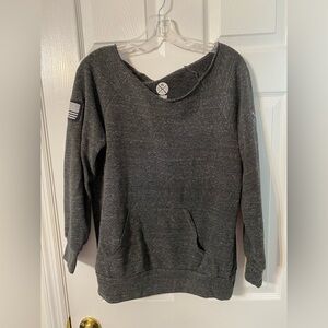 Blue Gray Women's Sweatshirt from RWB  clothing company size Large